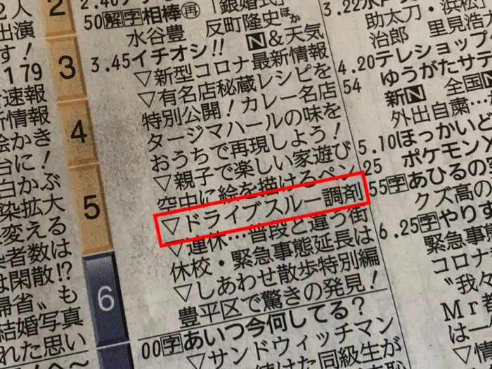 4/29放送 HTB「イチオシ!!」で”ドライブスルー調剤”が紹介されました！