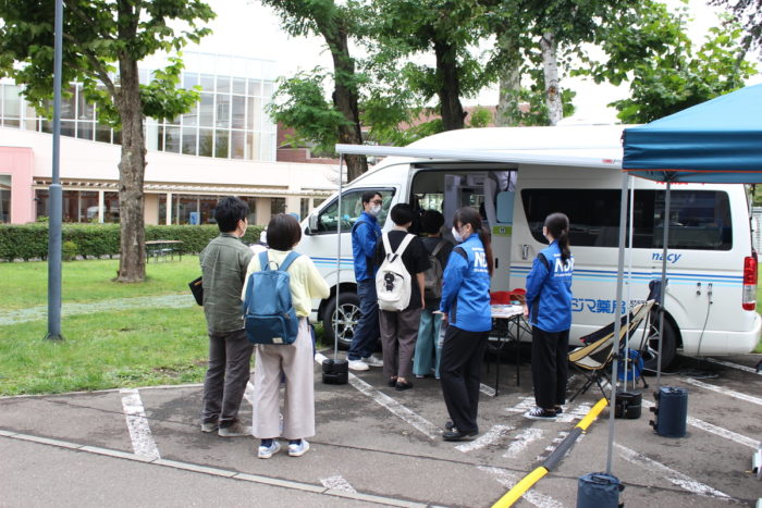 9/24-25北海道科学大学大学祭にて「災害救援車」一般公開いたしました