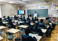 12/21厚別北中学校様_職業講話に参加させていただきました