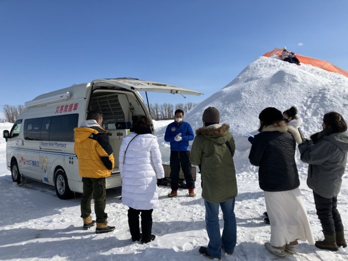 2/25防災イベントにて「災害救援車」を展示いたしました