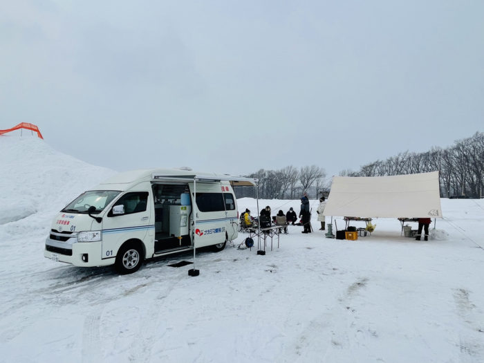 2/19防災イベントにて「災害救援車」を展示いたしました