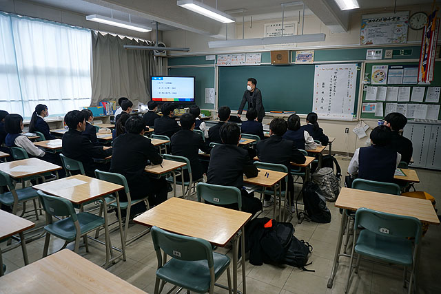 11/19琴似中学校様_日曜参観にてお話しさせていただきました