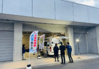 11/9小清水町役場にて「災害救援車」を展示いたしました