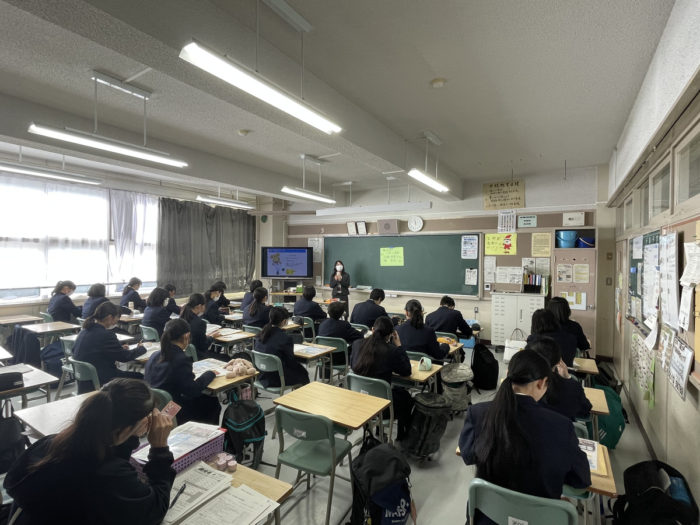 12/4澄川中学校様_職業講話に参加させていただきました