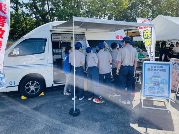 9/19市民防災体験会(赤平市)にて「災害救援車」を展示いたしました