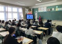11/22明園中学校_職業講話に参加させていただきました