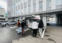 11/8北海道大学大学院 医学研究院  衛生学教室「社会医学実習」にて「災害救援車」を見学いただきました