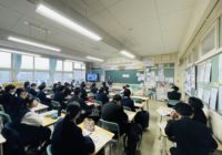 11/17琴似中学校_日曜参観にてお話しさせていただきました