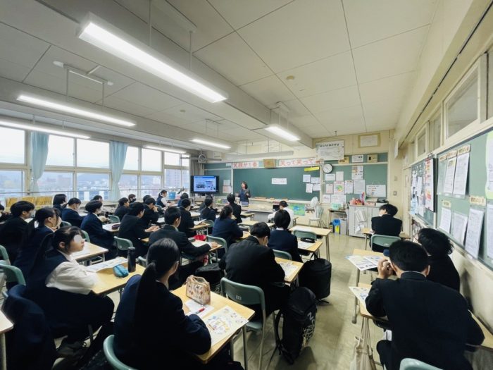 11/17琴似中学校_日曜参観にてお話しさせていただきました