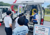 8/27北海道防災総合訓練にて北海道薬剤師会と協力し“ナカジマ薬局 災害救援車”を展示