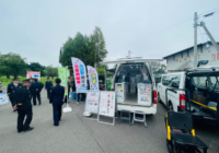 8/22 北海道消防大会にて“ナカジマ薬局 災害救援車”を展示いたしました