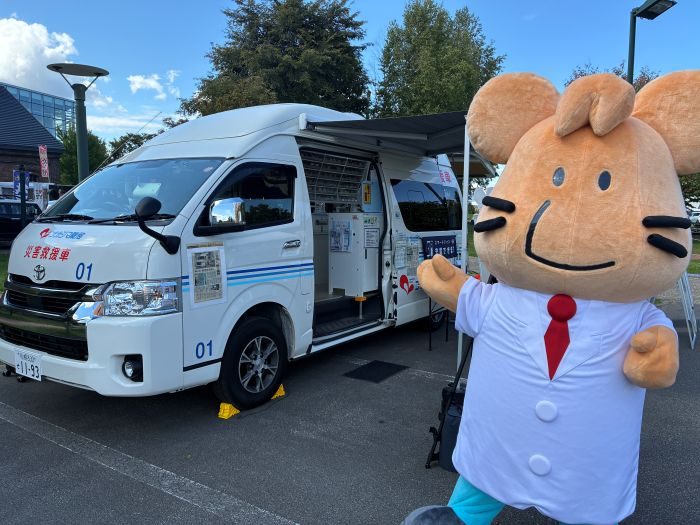 9/23「もしも北海道 in 旭川」にて「災害救援車」を展示しました