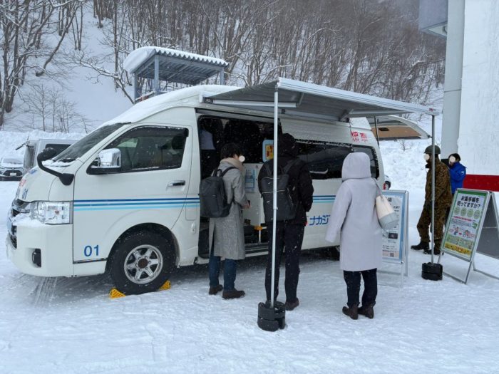 1/14 小樽市総合防災訓練にて“ナカジマ薬局 災害救援車”を展示いたしました
