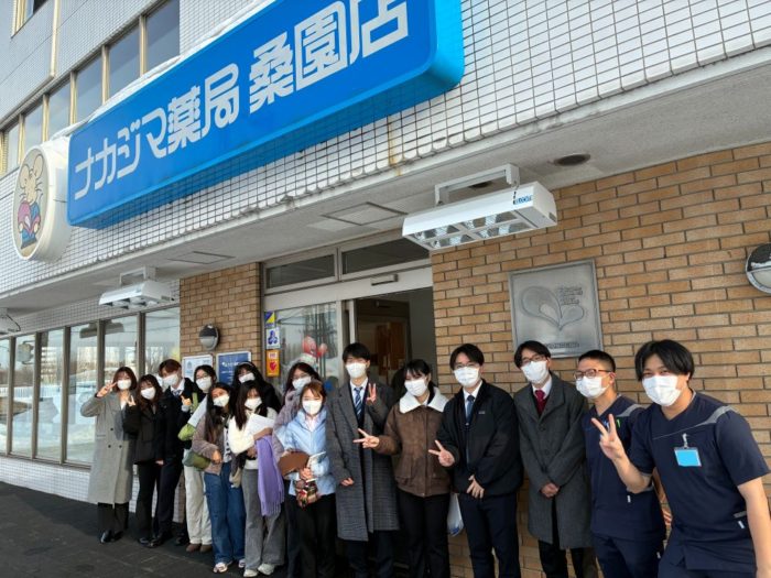2/10 北海道科学大学薬学部の留学生がナカジマ薬局を見学