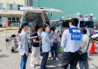 9/1北海道防災総合訓練にて北海道薬剤師会と協力し“ナカジマ薬局 災害救援車”を展示