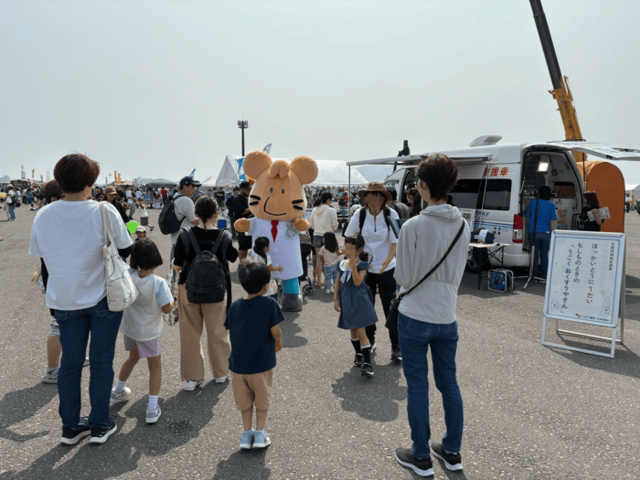 9/6 はたらくのりもの大集合in函館にて“ナカジマ薬局 災害救援車”を展示いたしました